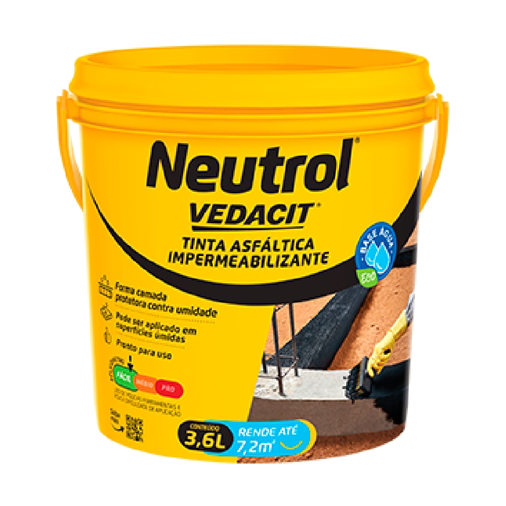 Neutrol À Base de Água 3,6l Vedacit