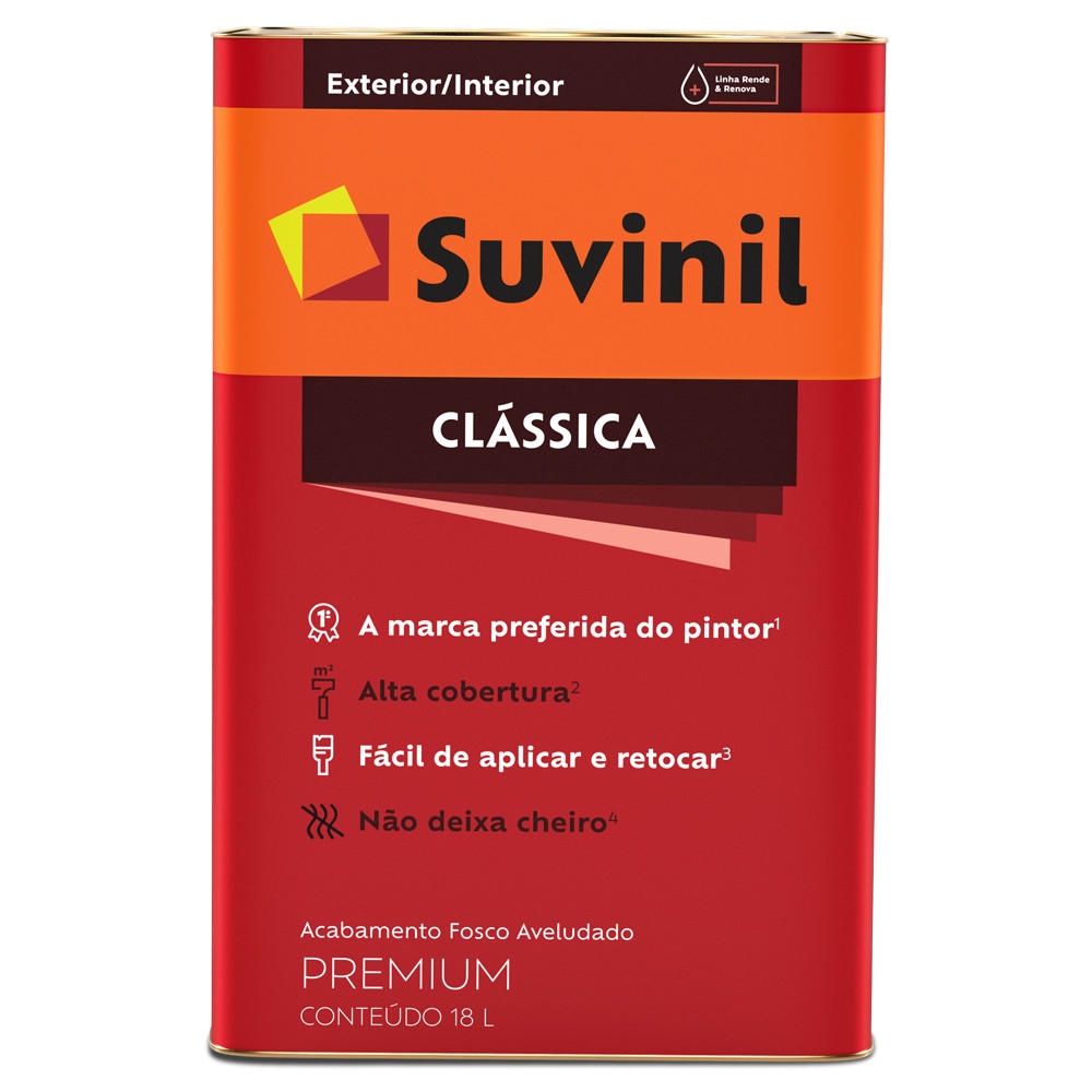 Suvinil Latex Premium A Classica Branco Neve 18 L