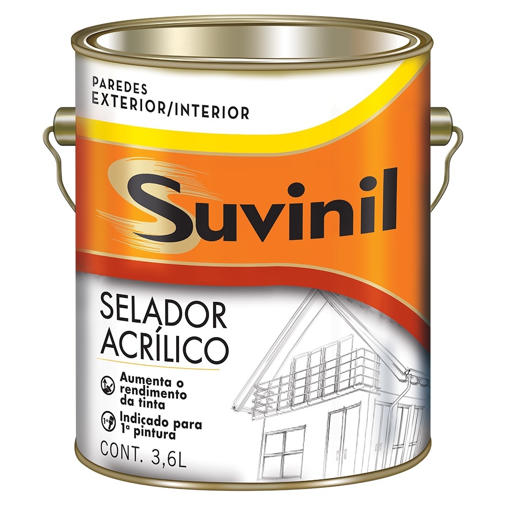 Selador Acrilico 3,6 L Suvinil