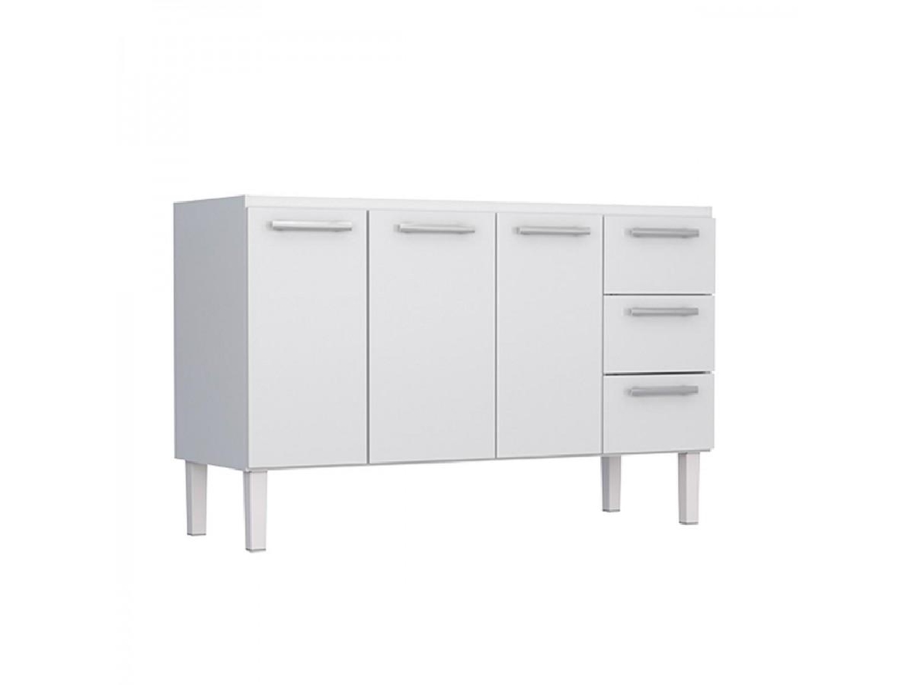 Gabinete de Aço P/pia Coz. 1,50 Jupiter Flat Branco Cozimax