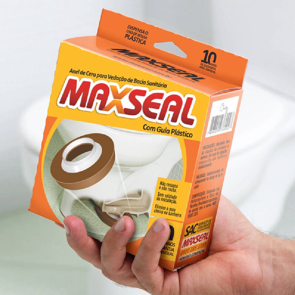 Anel de Vedação P/ Bacia Sanitaria Com Guia Maxseal