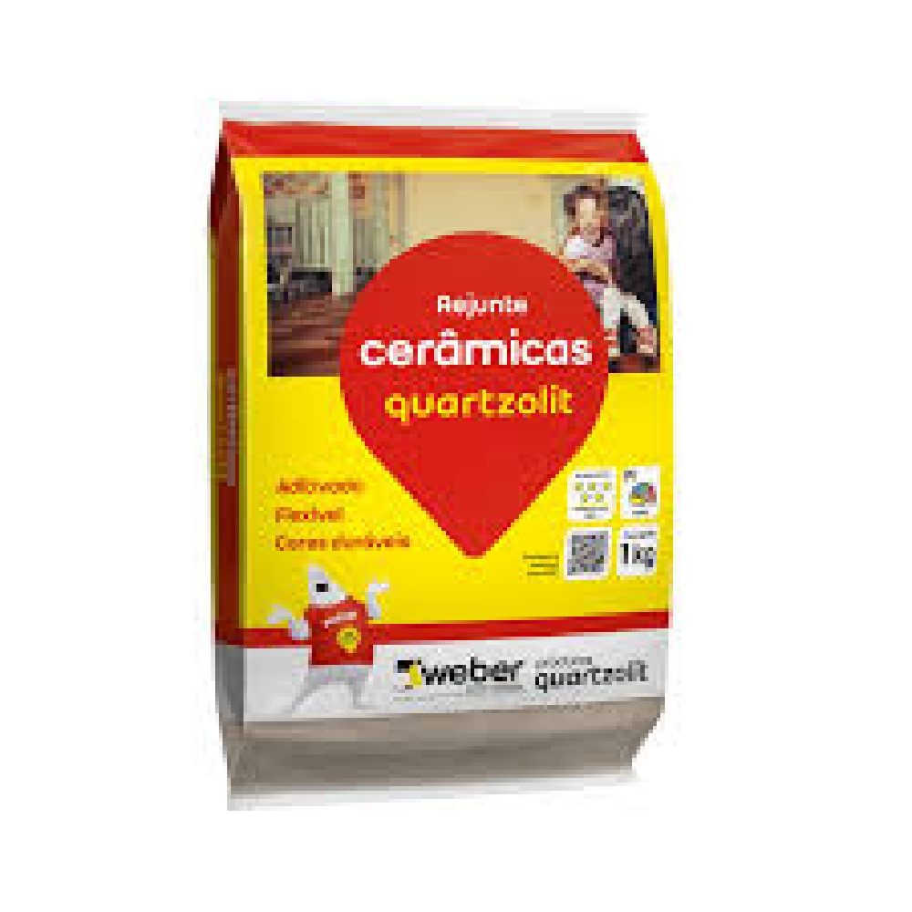 Rejunte Cerâmicas Quartzolit Marrom Café 1kg