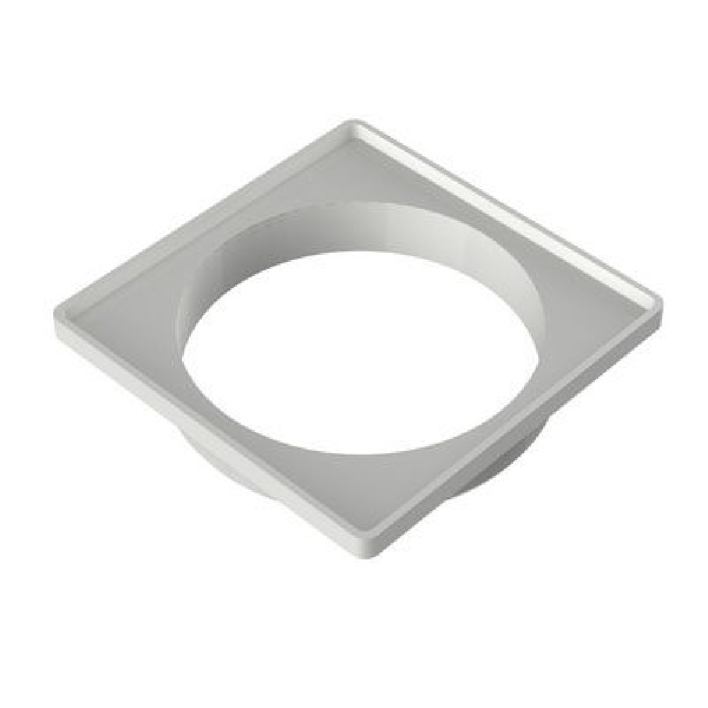 Porta Grelha Quadrado 150 Branco Tigre