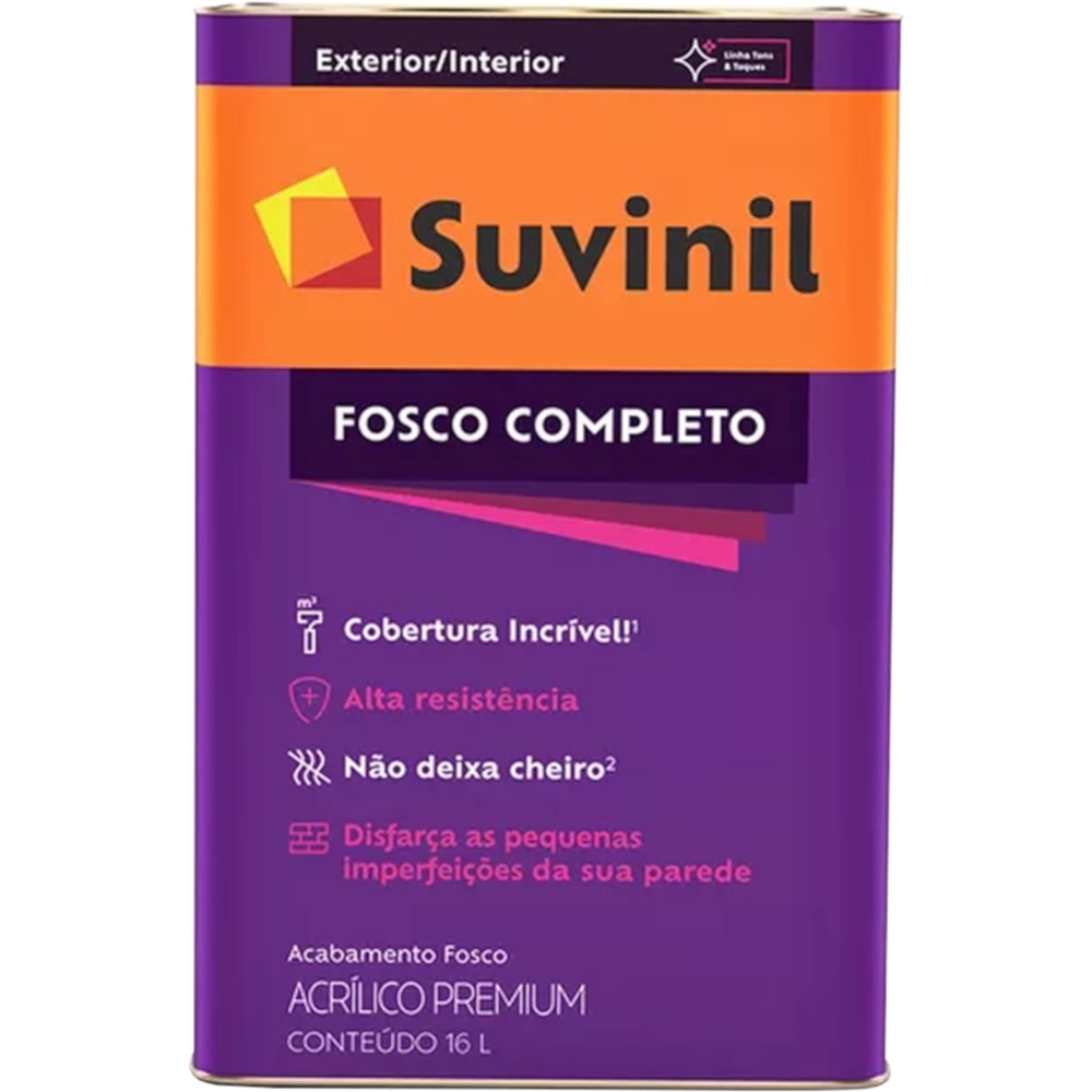 Suvinil Fosco Completo Acrílico Premium Branco Neve 18 L