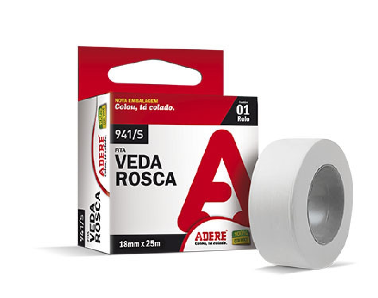 Fita Veda Rosca 18mm X 50m Adere