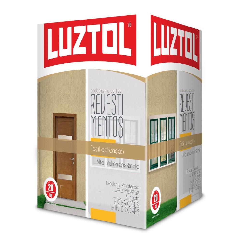 Revestimento Rustico Luztol Branco Neve Cx 20kg