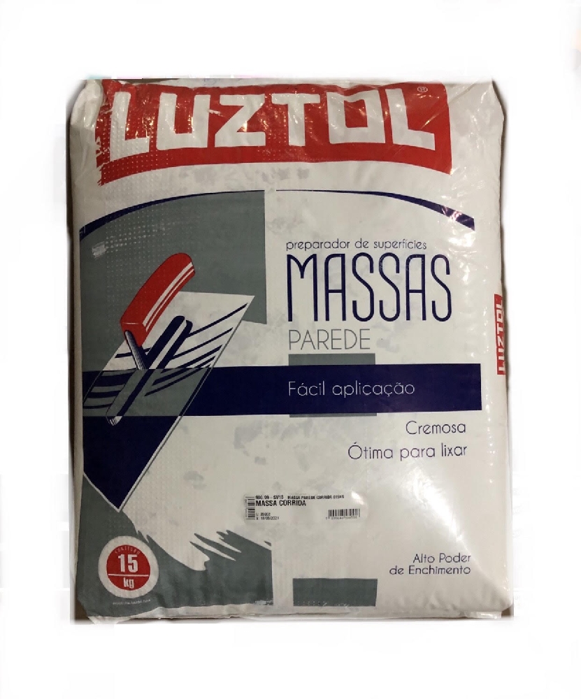 Massa Corrida Pva Luztol Saco 15kg