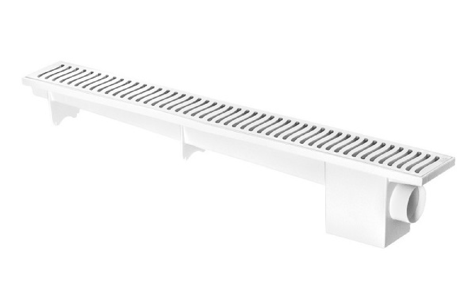 Ralo Linear Modulável Sifonado 50cm Branco 4025 - Herc