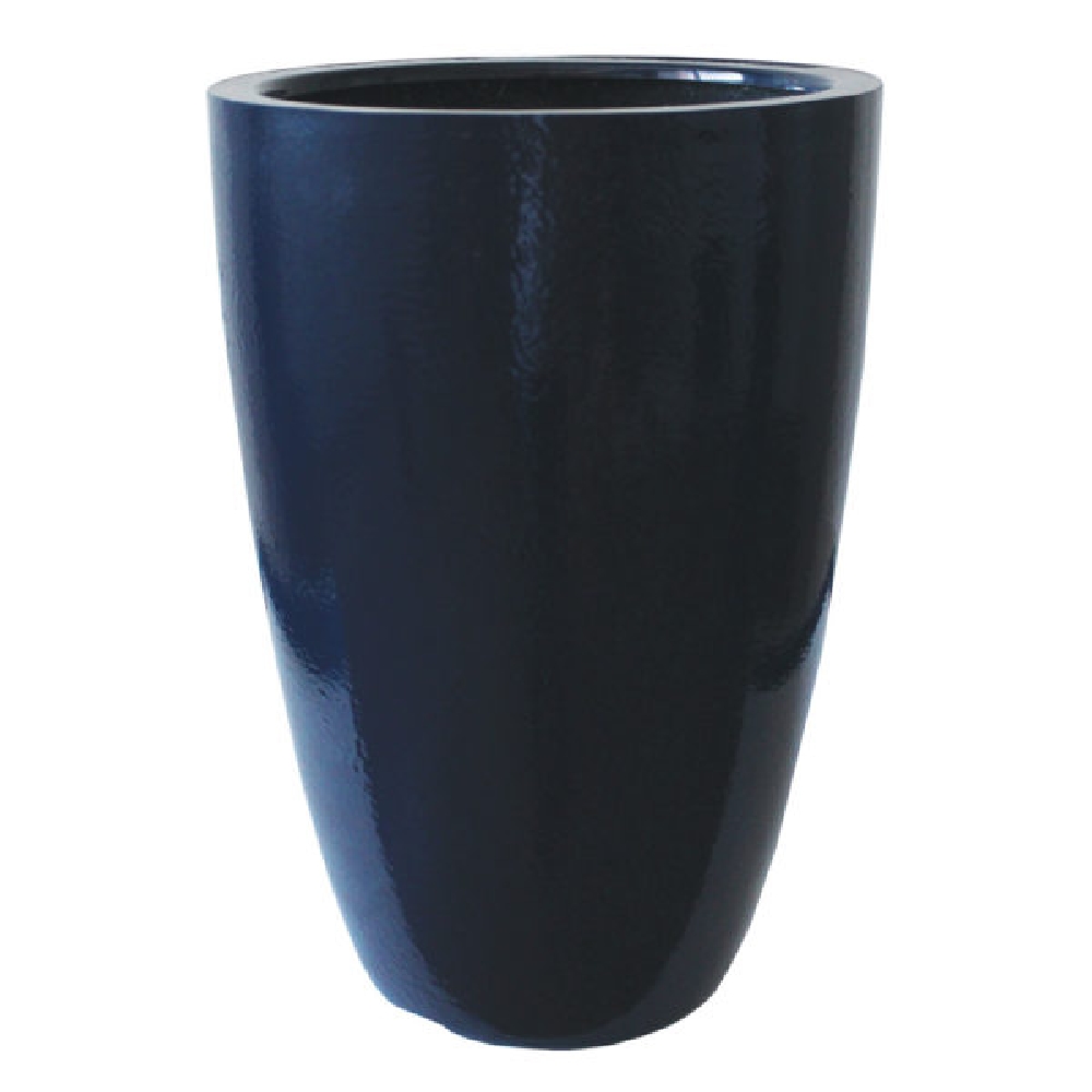 Vaso Cônico Moderno Azul 38x55 Cm  Vfoma53 - Japi