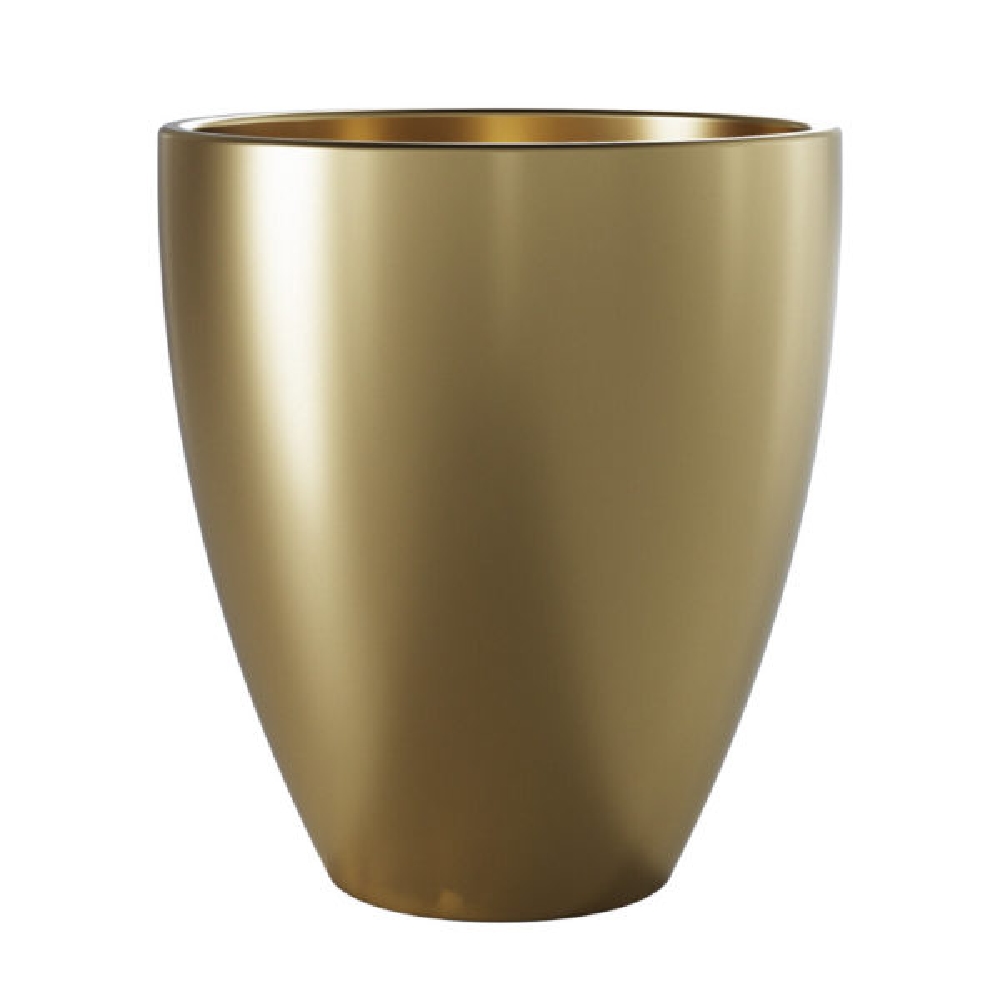 Vaso Cerâmico Frankfurt Ouro 11x12 Cm  Vcfo10 - Japi