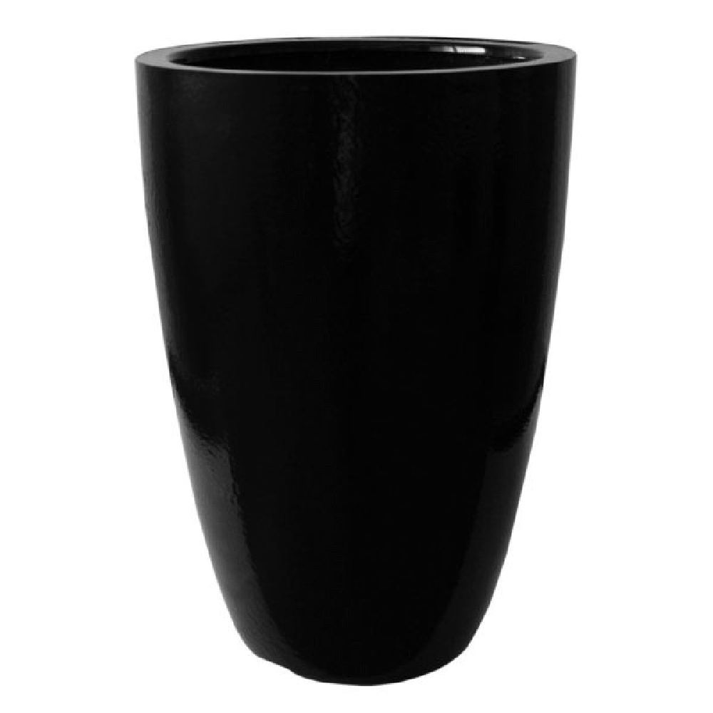 Vaso Cônico Moderno Preto 53x77 Cm Vfomp53 - Japi