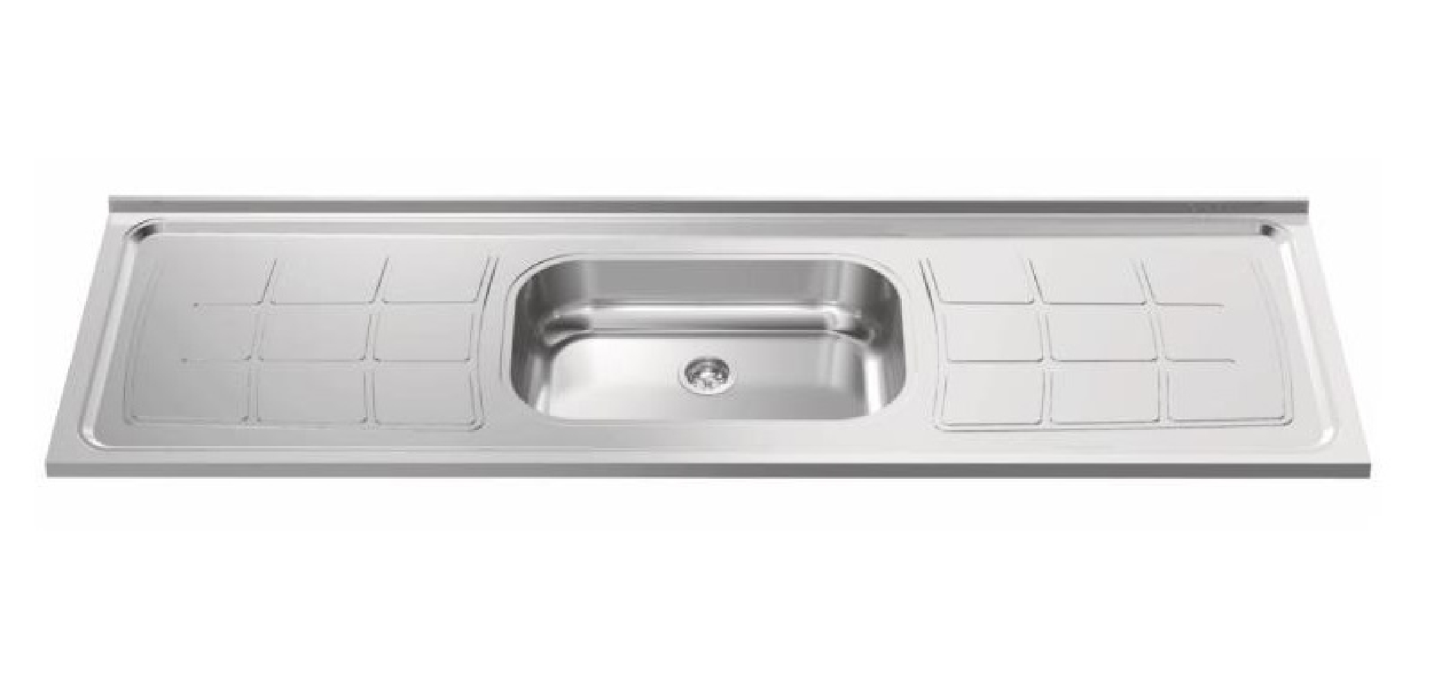 Pia Aço Inox 2,00 X 56 Cuba N: 2  30900 Ghelplus